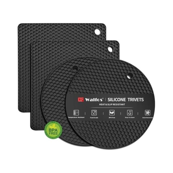 4 Heat Resistant Pot Holders